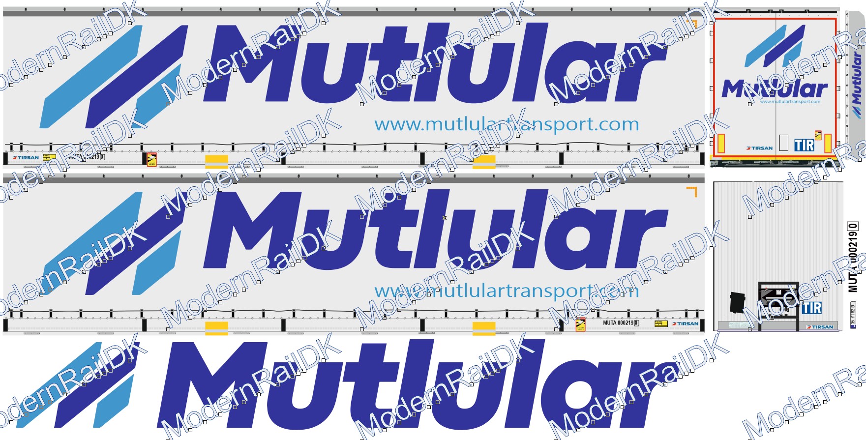 Mutlular Lojistik, MEGA Trailer +top H0 – Bild 2