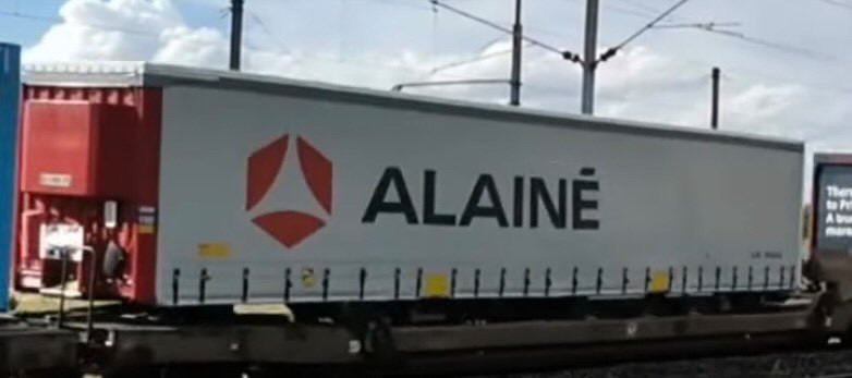 ALAINE Shipping, Mega Trailer SCHWARZMÜLLER, H0 – Bild 2