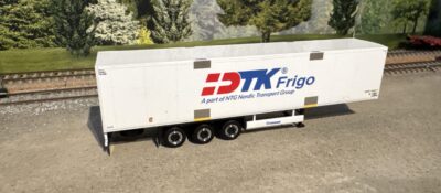 DTK Frigo - Krone Kühl Auflieger H0