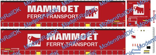 MAMMOET Ferry Transport (Alte Logo), Krone Auflieger H0 – Bild 2