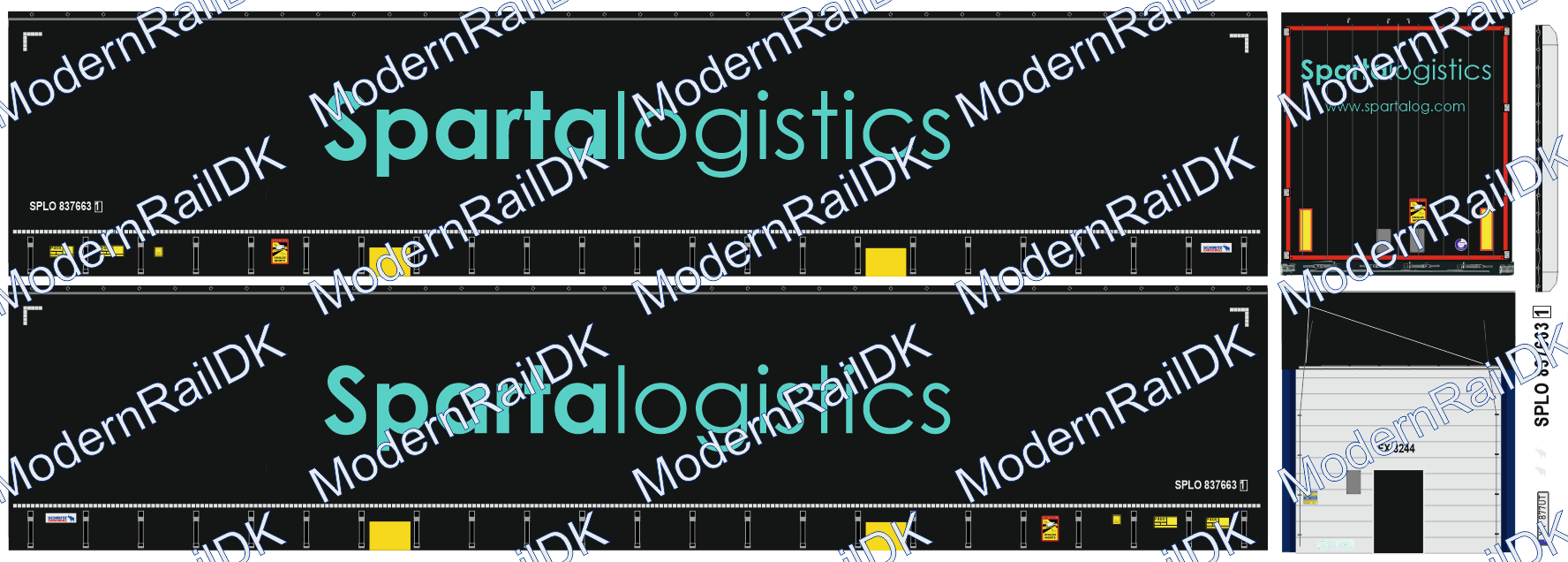 Spartalogistics, Schmitz Auflieger H0 – Bild 3